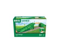Pont Arche modulaire BRIO World 36107 en bois de hêtre, 3 pièces, extension rail, décor floral Vert