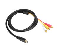 Pont audio et vidéo numérique, câble HDMI vers RCA avec audio non compressé pour un divertissement haute définition, bon son, bon son, bon son,