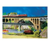 Pont Avec Poutres En Briques Faller 282924 Z 220 X 25 X 88 Mm-Faller