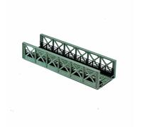 Pont caisson droit une voie type métallique-HO-1/87-ROCO 40080