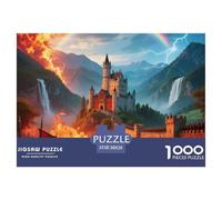 Pont Charles 1000 Pièces Puzzle bâtiment, Défi Jouets, Cadeau d'anniversaire, Jeux Éducatif, Qualité Premium 38x26cm/1000pcs