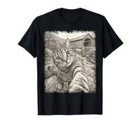 Pont Couvert Le Vermont pour Chat Qui Prend Un Selfie T-Shirt
