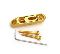 Pont de basse E à 4 cordes plaqué or avec sillons réglables en laiton pour une installation plus facile