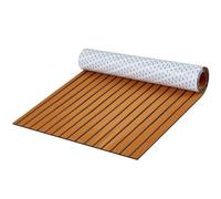 Pont de bateau, tapis en mousse EVA 2400 x 900 x 6 mm, revêtement autocollant antidérapant - tapis de mer 21600 cm² pour bateaux, yachts, pontons, ponts de kayak.