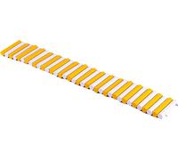 Pont de couleur pour hamsters, Échelle d'escalade flexible, Échelle suspendue flexible en bois pour cage de hamsters, Jouet à mâcher pour clôture en bois(50cm,jaune)