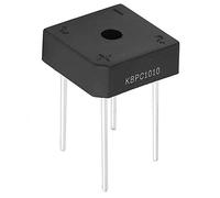 Pont de diode 10A 1000V de pont de redresseur de pont KBPC-1010 pour le circuit électronique industriel d'appareils électroménagers(5Pcs)
