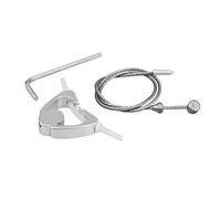 Pont de fixation et câble pour frein vélo Cantilever Fibrax ( Argent )
