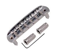 Pont de guitare B48B réglable, Compatible for Fender | Alliage de Zinc, conception de selles à barillet réglables, pièce de rechange for le matériel de guitare