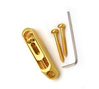 Pont De Guitare Basse Électrique Professionnel Base En Alliage Selles Verticales Horizontales Réglables Pour Un Réglage Précis La Hauteur Des Cordes Pont Basse Plaqué Or