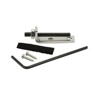 Pont De Guitare Électrique Avec Clé Hexagonale Incluse | kit de remplacement complet, cordon de réglage d intonation, coussinet rectangulaire noir, deux petites vis