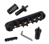 Pont de guitare stable - Pont de selle à roulettes pour instruments à cordes | Pont de mélodie de réparation de guitare électrique comprend 2 clés pour débutants, femmes, H