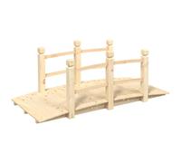 Pont de jardin avec garde-corps 150x67x56cm bois massif épicéa vidaXL vidaXL
