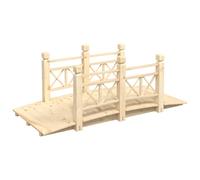 Pont de jardin avec garde-corps 150x67x56cm bois massif épicéa vidaXL vidaXL