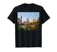 Pont de l'avenue Congress de Ladybird Lake à Austin (Texas) T-Shirt