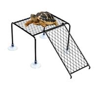 Pont de lézardage pour Tortue Rampe terrestre de Repos d'animaux | Pont de repos de chélonien d'aquarium Convient pour restaurant salon balcon grenouille émyde salamandre crabe