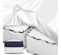 Pont de Lit Matelas, 180x200cm Connecteur de Matelas pour Faire des Lits Jumeaux dans King, Fichier d'espace pour lit Double, Relier Deux Matela avec Drap Attaché pour Les Invités Séjour