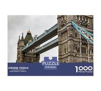 Pont de Londres Puzzle 1000 Pièces pour Adults Adolescents Et Enfants Puzzles Éducatifs Puzzle en Papier Écologique 38x26cm/1000pcs