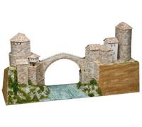 Pont De Mostar Bosnie Herzégovine Sec. XVI Pcs 5900 Kit 1:130 Model 1204