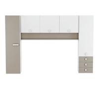 Pont de rangement - Meuble de rangement pour lit enfant - 304 x 203 x 53,5 cm