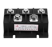 Pont de Redresseur MDS-200A Amp 1600V Triphasé Module avec le Radiateur Etui en Metal Alimentation pour Redressement Monophasé