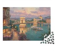 Pont de rivière pittoresque Format 1000 Pièces Adolescents Cadeau No?l Défi Intellectuel Meilleure Vente Puzzle Éducatif Papier Mat Anti-reflet 70x50cm/1000pcs