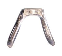 Pont de selle de lunettes avec noyau en métal, plaquettes de nez en silicone en forme de U pour lunettes, support de nez antidérapant pour grandes montures, lunettes de sécurité, lunettes 3D (3,3 x