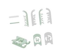 Pont de ski personnalisable en élastomère pour colophane, époxy, pont de ski, pont de Noël, en silicone