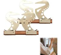 Pont de support de main d'artiste, support de mahlstick, repose-main réglable pour peinture, dessin, travaux de détail, outil de dessin artistique créatif, support de main ergonomique en toile (2)