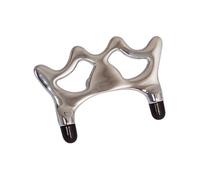 Pont de support de queue chromé avec goujons Chrome