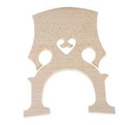 Pont de transmission du son de violoncelle fait à la main, texture en bois, accessoires de réparation de violoncelle, pont en bois adapté pour une installation facile à tous les niveaux