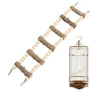 Pont d'échelle pour cage à oiseaux | Perchoir balançoire pour perroquet - Perchoir en bois pour animaux domestiques balançoires sur pied pour animaux domestiques jouets à mâcher naturels