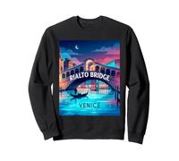 Pont du Rialto - Grand Canal Venise Italie Histoire Italienne Sweatshirt