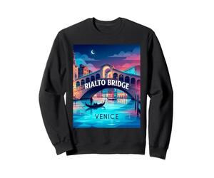 Pont du Rialto - Grand Canal Venise Italie Histoire Italienne Sweatshirt