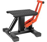 Pont élévateur pour moto, capacité 400 kg, réglable en hauteur, noir