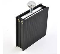 Pont élévateur pour routeur en aluminium 30-90 mm pour routeur stable (noir | Hauteur réglable de 30 à 90 mm, contrôle à bouton rotatif, nivellement précis, base stable