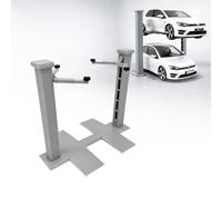 Pont élévateur pour véhicule 1:18 comme kit de construction de voiture modélisme diorama modèle vitrine pour scènes de voiture personnalisées, collections d'affichage et cadeau pour les amateurs