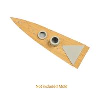 Pont En Bois Adhésif Cruiser 1:350, Bricolage Avec Chaîne D'ancrage, Pièce De Mise À Niveau Décorative Pour Trompetain, Cadeau Pour Amateur D'assemblage, 05302