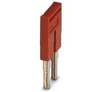 Pont enfichable Phoenix Safe CONTACT FBS 2-6, 1 pièce, 3030336, rouge, pas de 6,2 mm, largeur 10,7 mm, 2 broches