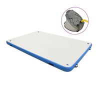 Pont Flottant Gonflable Bleu Et Blanc 200x150x15 Cm Vidaxl Vidaxl