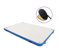 vidaXL Pont flottant gonflable Plateforme de natation 92722 300x150x15 cm Bleu et blanc