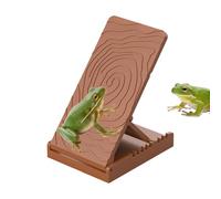 Pont Habitat pour reptiles - Inclinaison durable du terrarium en polypropylène, variation de hauteur | Pont d'escalade pour tortues, aide à l'escalade pliable pour zone de repos pour amphibiens
