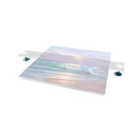 Pont incliné pour artiste - Protection contre les taches en acrylique transparent, outil ergonomique | Empêche les œuvres d'art de baver, améliore la précision du dessin, fournit un soutien stable