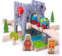 Bigjigs Rail Pont-Levis | Train en Bois | Circuit Train Bois | Jouet Enfant | Jouet Éducatif | Cadeau Enfant | Jouet en Bois | Compatible Avec Autre Marques de Train en Bois