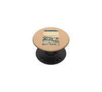 Pont Nihonbashi à Edo Hokusai Art Japonais rétro Vintage PopSockets PopGrip Adhésif