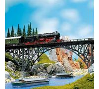 Pont porteur type métallique-HO 1/87-FALLER 120541