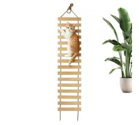 Pont pour chat à plusieurs niveaux en bois avec corde en sisal, cadre | Accessoire élégant, échelle murale conçue avec amour, outil d'escalade pratique, accessoire pour étagères, escaliers
