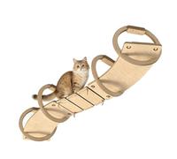 Pont pour chat monté au plafond, passerelle en contreplaqué robuste pour chats, capacité de charge de 49,9 kg, passerelle murale pour chat avec patin en feutre, idéal pour les appartements et les