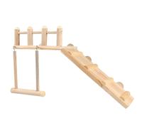 Pont pour oiseaux avec échelle - Hamacs cage échelle de jouet | Cage pour oiseaux avec pont d'escalade | Parrot Toys Pont Hamac | Support en bois Branches de cacatoès | Accessoires