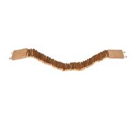 Kerbl Pet Pont pour Hamster, Pont en Bois, 57x7cm, Bois Naturel, avec Crochet de Fixation, Utilisation Flexible