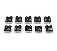 Pont redresseur en silicium, 10pcs KBPC3510 35A 1000V Boîtier métallique Pont redresseur en silicium, peut être utilisé pour de nombreux projets